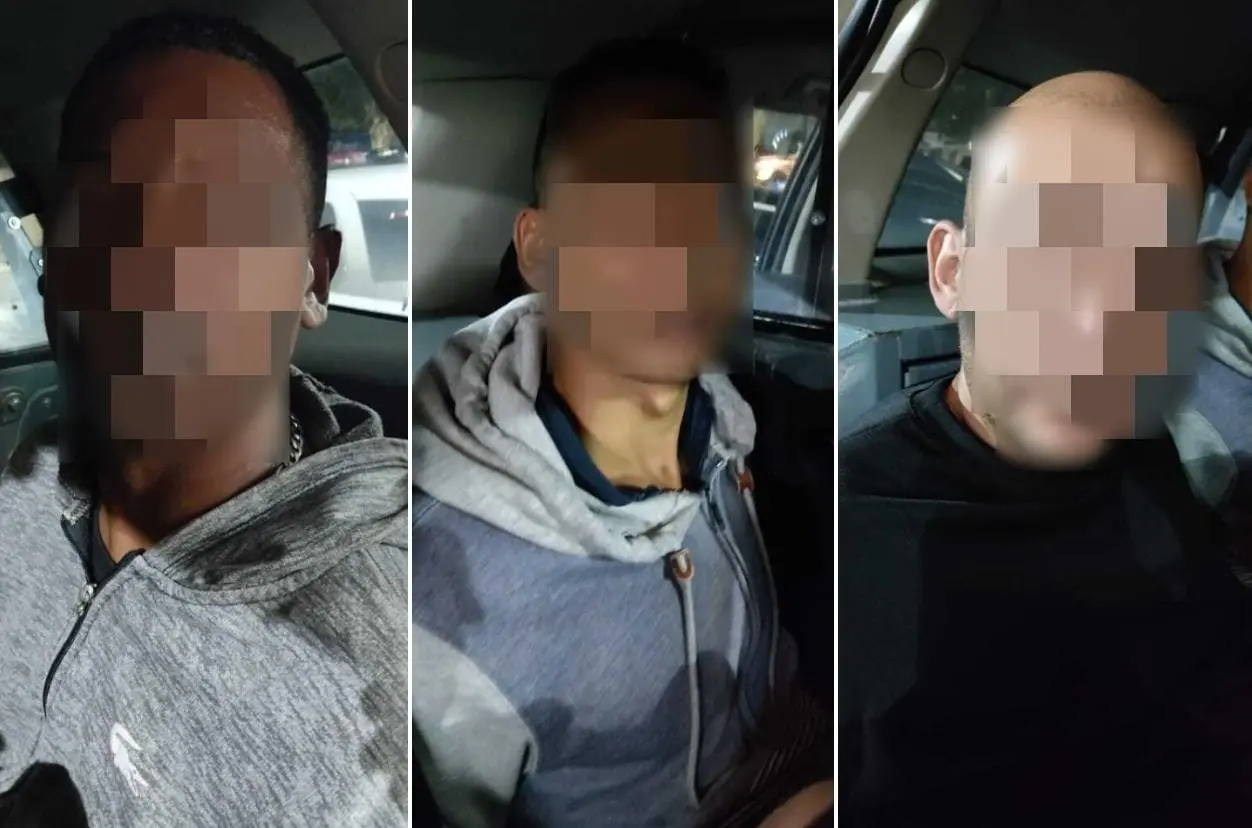 trio é preso com carro furtado taboao da serra