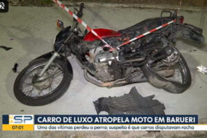 mulher amputada Alphaville racha