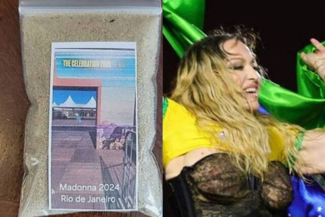 areia madonna show