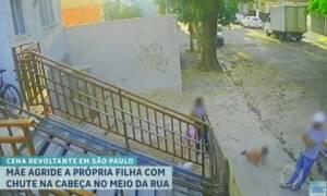 mãe dá chute na filha osasco (1)