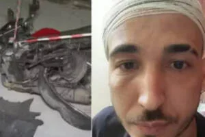 motociclista acidente aplhaville pede ajuda