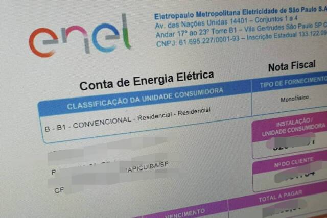 conta de luz enel energia elétrica (1)