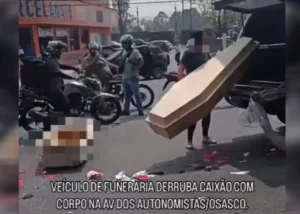 caixão cai avenida de osasco