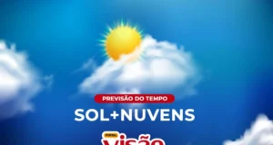 sol + nuvens verão calor ensolarado quente temperaturas