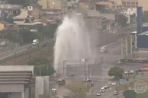 rompimento de adutora jandira