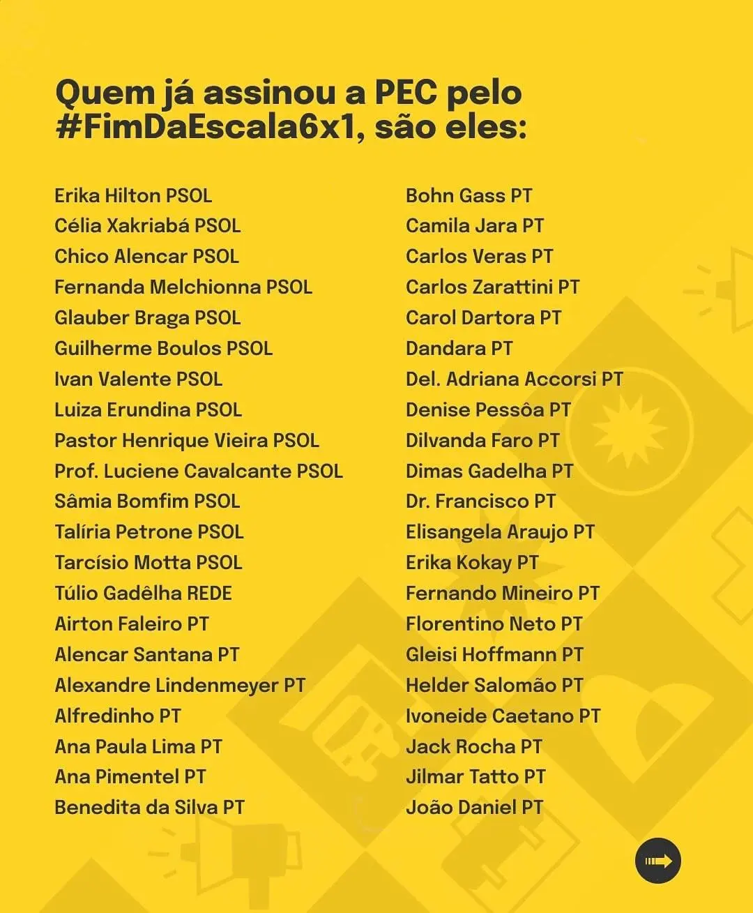 escala 6x1