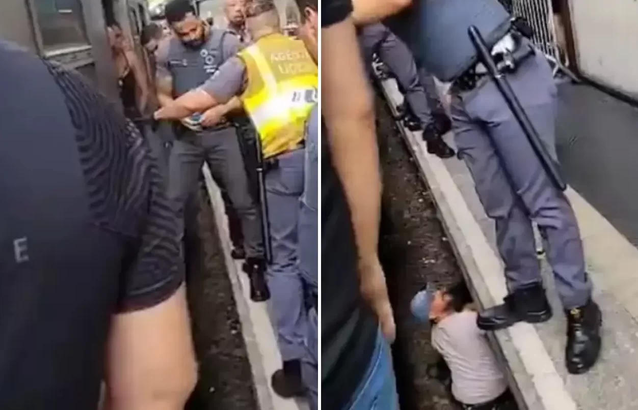 passageira cai entre vao e trem linha 9-esmeralda