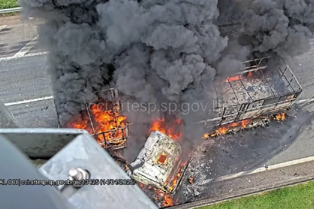 incêndio carreta rodoanel