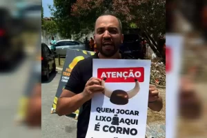quem jogar lixo aqui é corno embu das artes