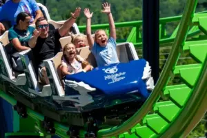 vekoma montanhas russas Cacau Park Cacau Show