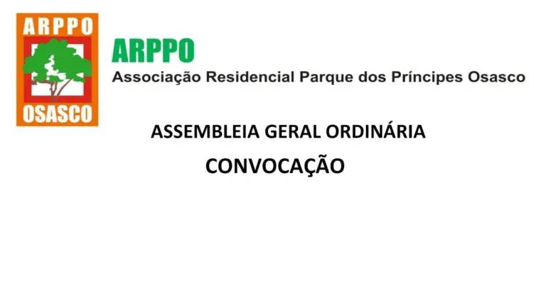ARPPO: Convocação para Assembleia Geral Ordinária