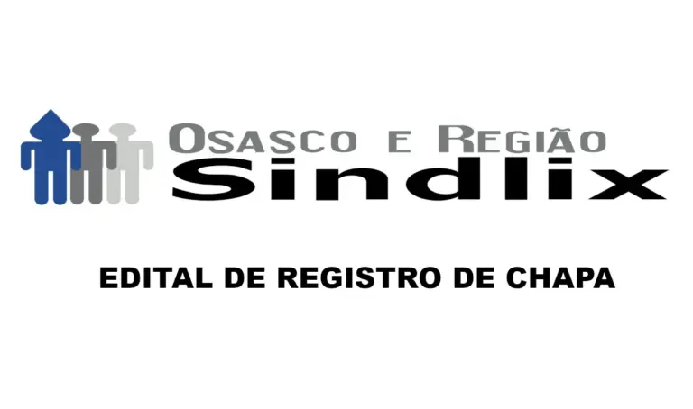 Edital de Registro de Chapa – SINDLIX OSASCO E REGIÃO