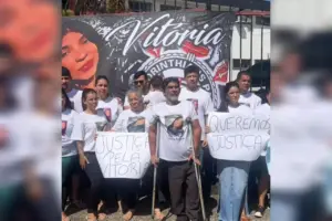 familiares e amigos pedem justiça por vitória regina