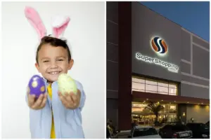 Caça aos ovos gratuita no SuperShopping (Montagem/Freepik)