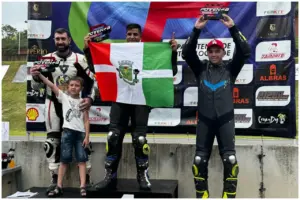 Osasquense conquista 1º lugar em motovelocidade