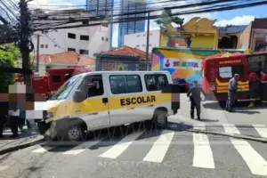acidente van escolar osasco