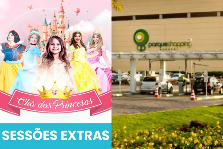 Sucesso de público, ‘Chá das Princesas’ retorna ao Parque Shopping Barueri neste fim de semana