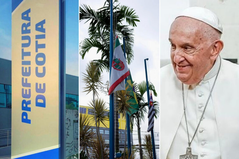 Cotia e Itapevi também decretam luto oficial pela morte do Papa Francisco