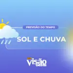 previsao do tempo hoje sol e chuva