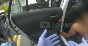 video mostra mulher dando a luz viatura sp