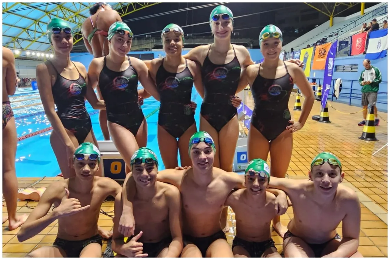 ada osasco no campeonato paulista infantil de natação