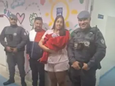 bebe engasgado é salvo em carapicuíba