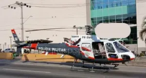 helicópterio águia socorre vitima acidente raposo tavares cotia
