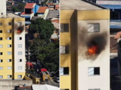 idoso resgatado apartamento em chamas barueri