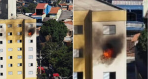 idoso resgatado apartamento em chamas barueri