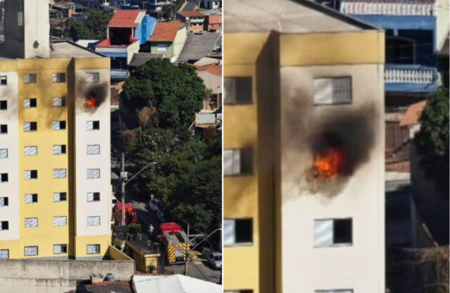 idoso resgatado apartamento em chamas barueri