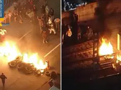 protesto comunidade do areiao linhas 8 e 9 de trens osasco