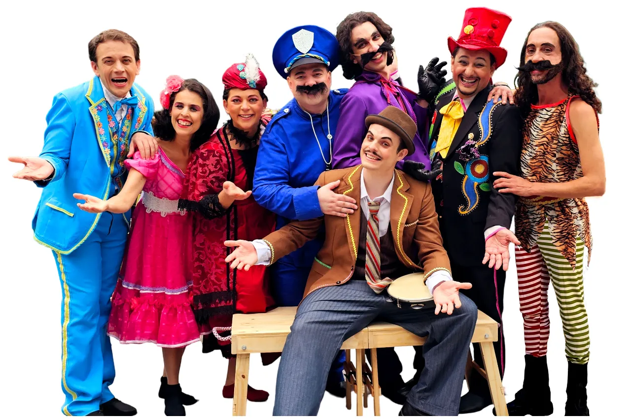 espetáculo gratuito adorável vagabundo em osasco