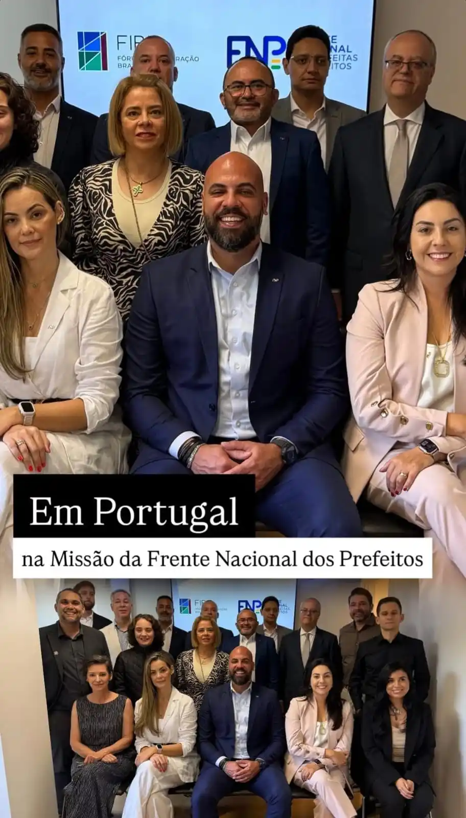 missão frente nacional de prefeitos em portugal
