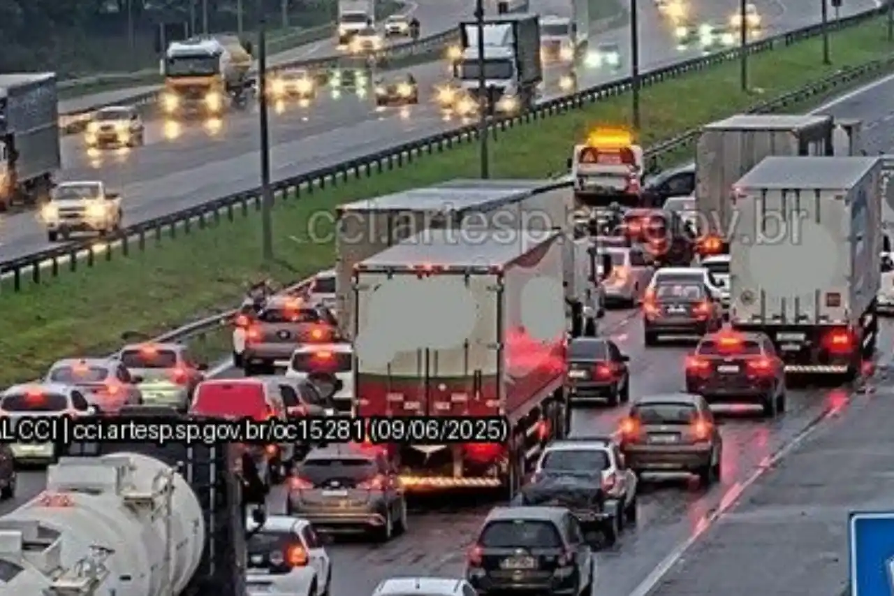 reflexo do acidente no rodoanel em osasco