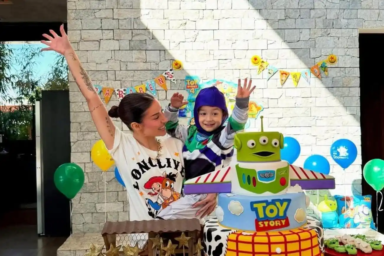 bianca andrade celebra aniversario do filho