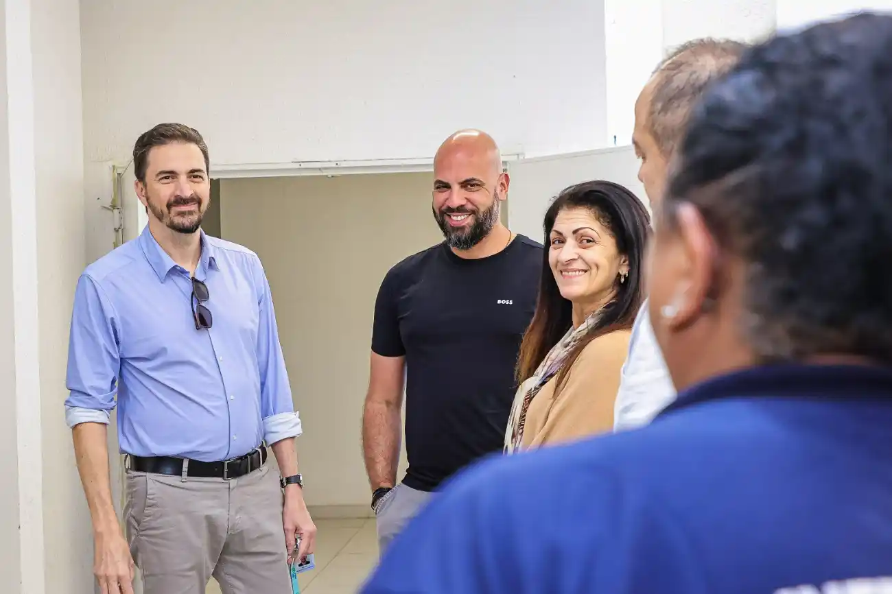 gerson visita futuras instalacoes centro de especialidades osasco