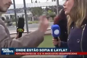 repórteres trocam farpas ao vivo