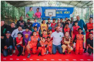 Revitalização de quadras no Parque Chico Mendes em Osasco