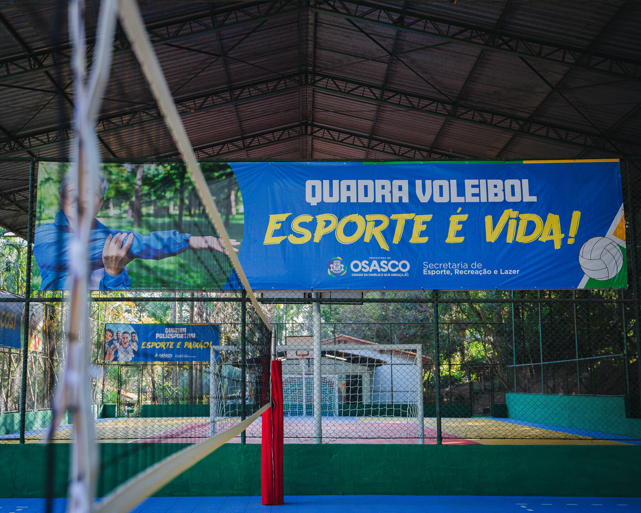 Revitalização de quadras no Parque Chico Mendes em Osasco