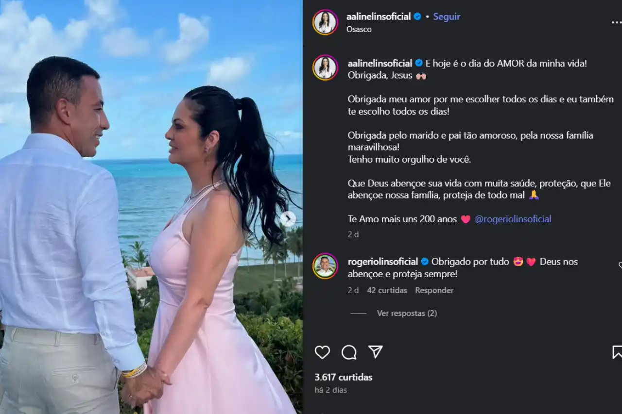 aline lins e rogerio lins