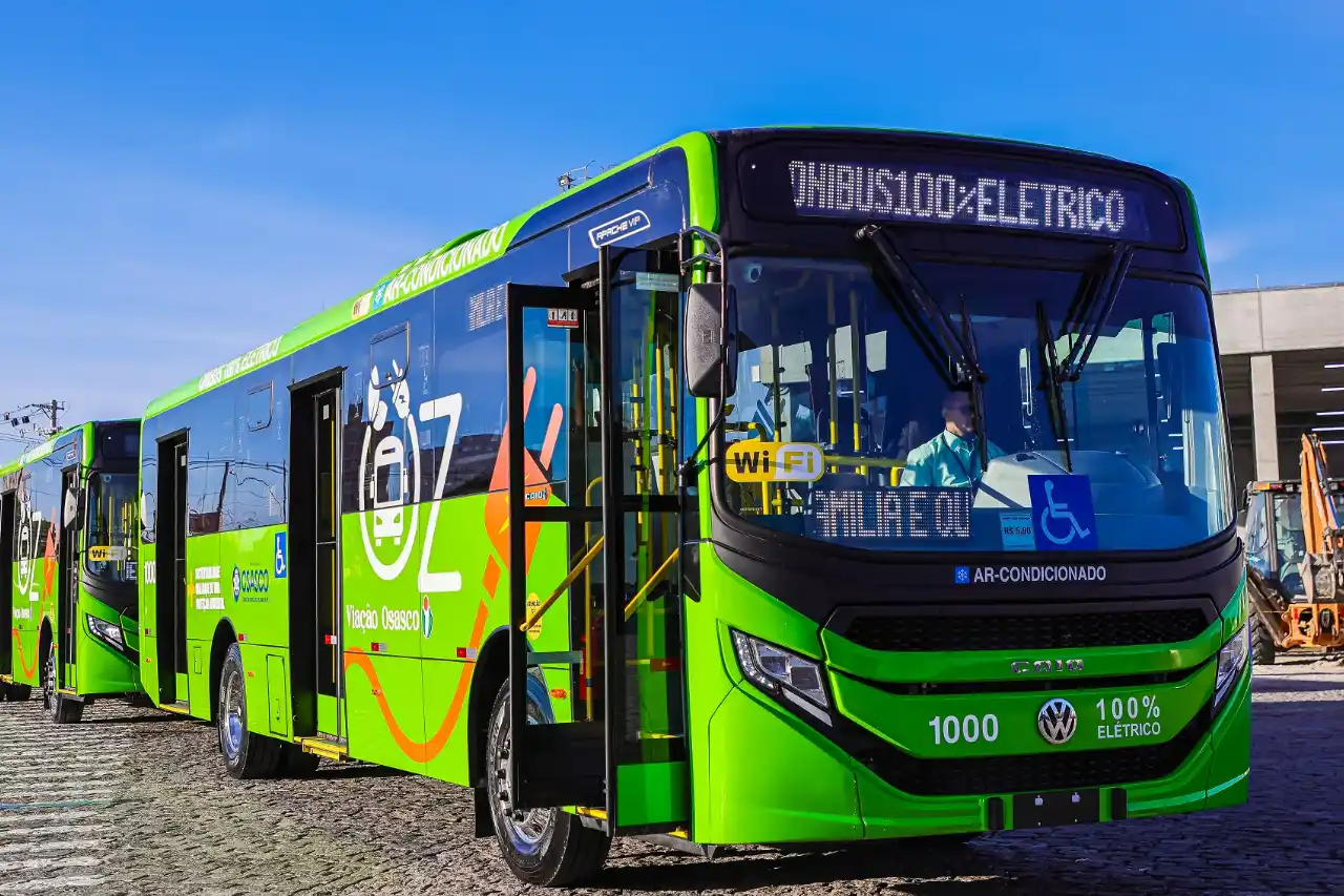 onibus elétrico em osasco