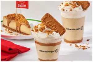 sobremesas exclusivas cabana burger biscoff em osasco