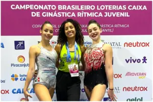 Atletas de Osasco no Campeonato Brasileiro de Ginástica Rítmica Juvenil