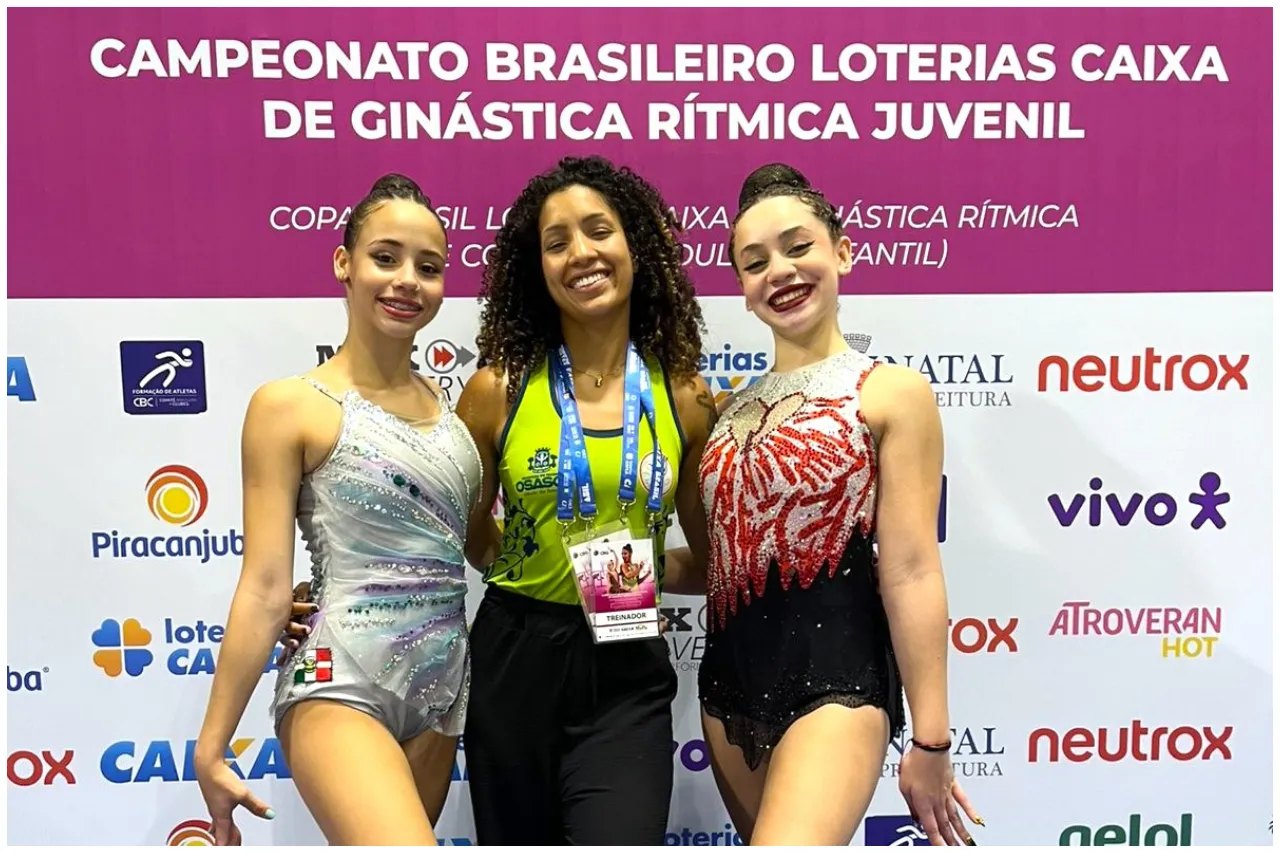 Atletas de Osasco no Campeonato Brasileiro de Ginástica Rítmica Juvenil