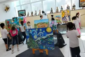 eposição escola barueri