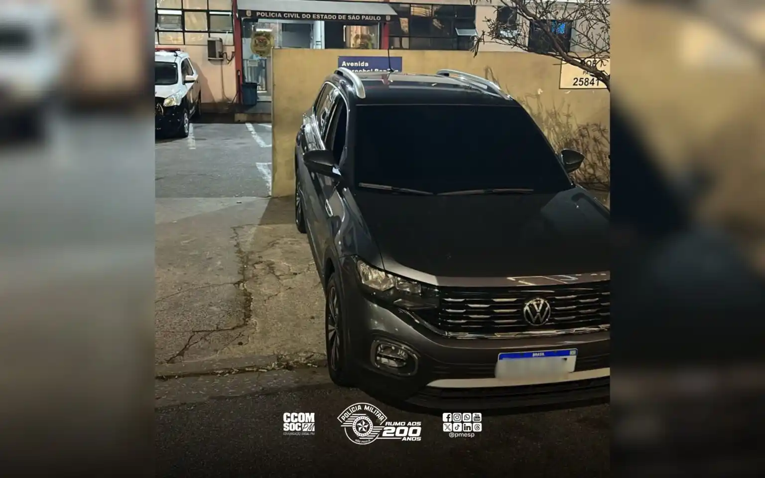 preso após fuga em osasco carro recuperado