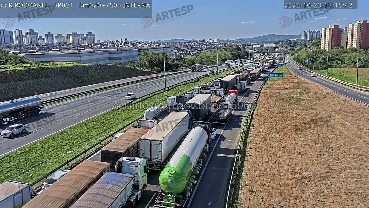 acidente rodoanel hoje