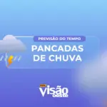 previsao do tempo hoje pancadas de chuva
