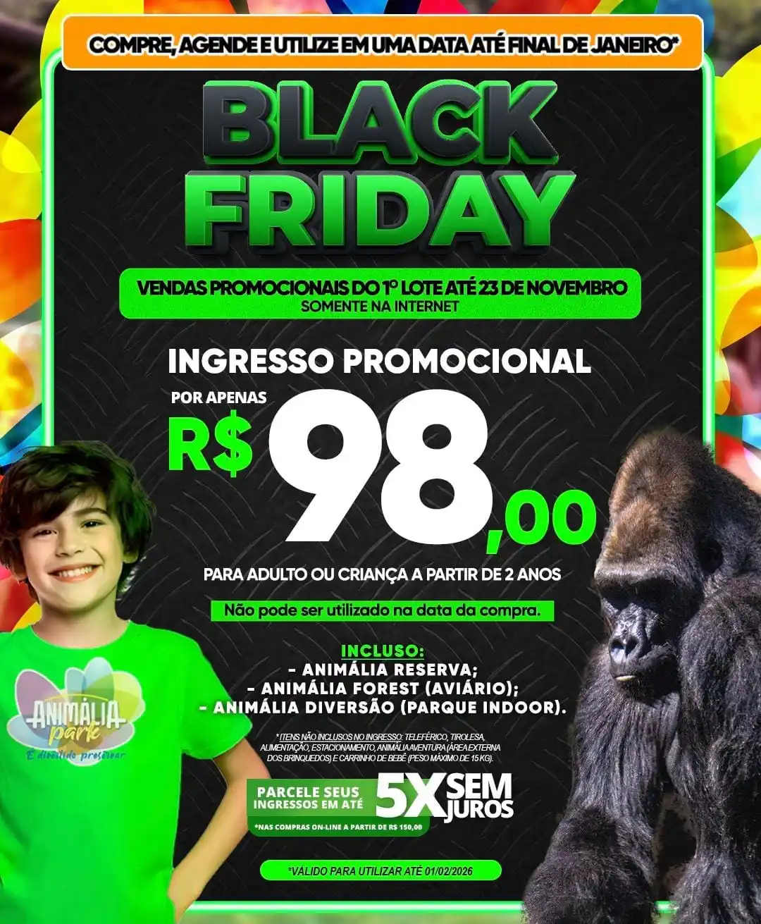 black friday animalia park