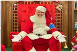 chegada do papai noel no supershopping em osasco